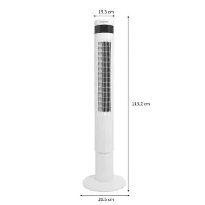 OCEANIC column fan - 50W - Height 110 cm - Automatic oscillation - Rem