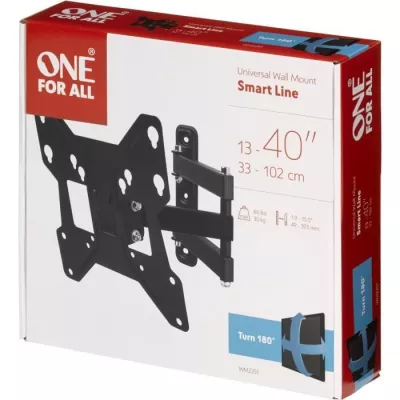 ONE FOR ALL WM2251 - Tilt & Rotate Wall Mount (180 °) for TVs from 13