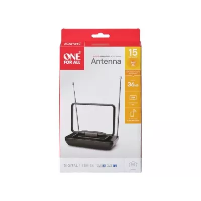 ONE FOR ALL SV9125 - Antenne d'intérieur Eco Line - Antenne Amplifié