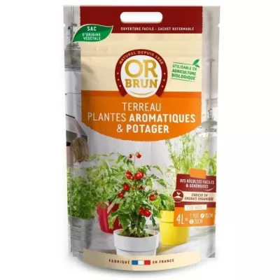 OR BRUN-TERREAU POTAGER ET AROMATIQUE 4L