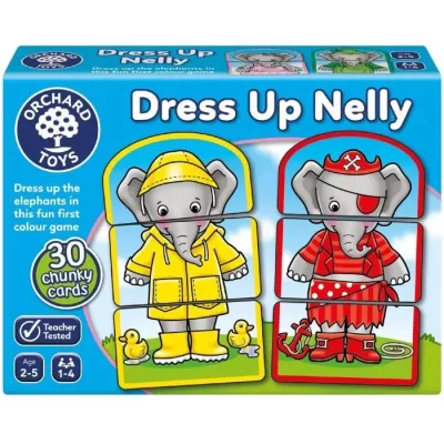 Les tenues de Nelly l'éléphant - Jeu correspondance couleurs - ORCHA