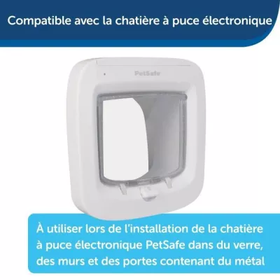 PETSAFE Adaptateur vitrage pour PPA19-16145 - Blanc