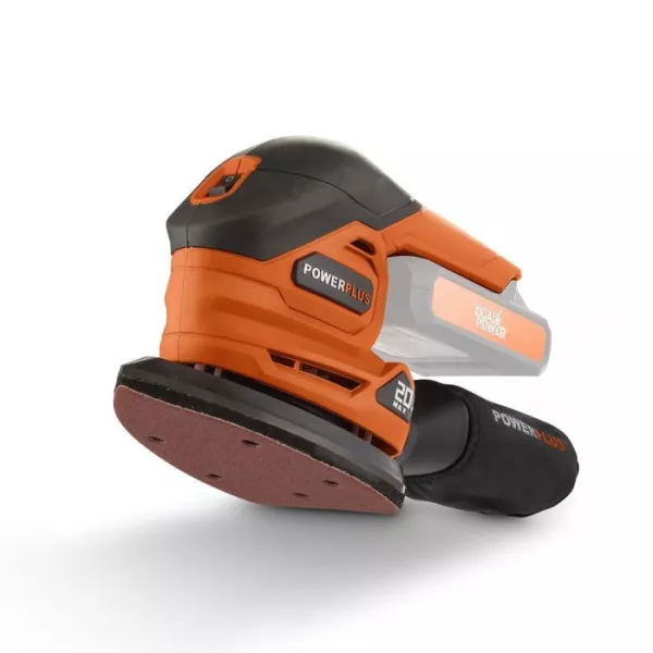 Multi -wireless sander 20V + 1x abrasive 80g - Dual Power Powdp50200 - Delivered without battery or charger