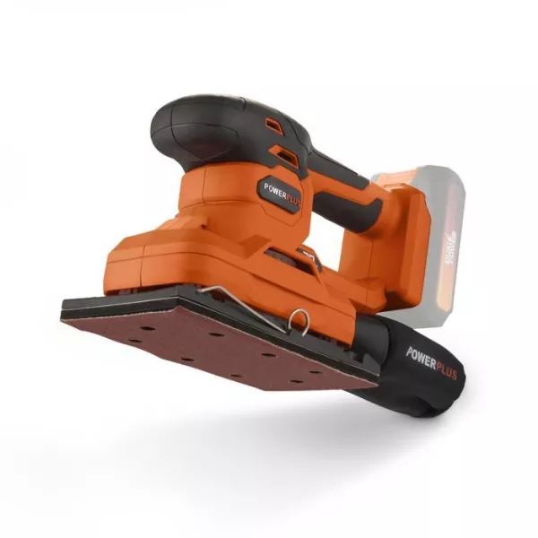 Cordless orbital sander 20V 187x90mm - DUAL POWER POWDP50300 - Delivered without battery or charger