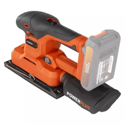 Cordless orbital sander 20V 187x90mm - DUAL POWER POWDP50300 - Deliver