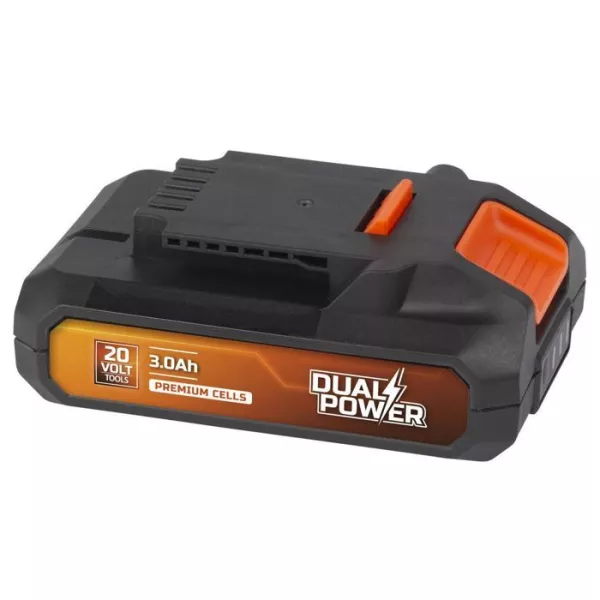 Batterie Dual Power POWDP9023 - pour Outils de Bricolage sans Fil de 20 V - LED d'Indication de Puissance - Plateforme de Batter