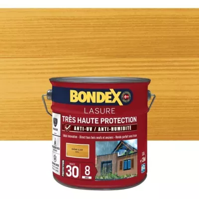 very high protection wood stain 8 years light oak 2,5L Bondex