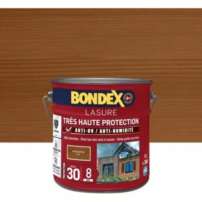 very high protection wood stain 8 years medium oak 2,5L Bondex