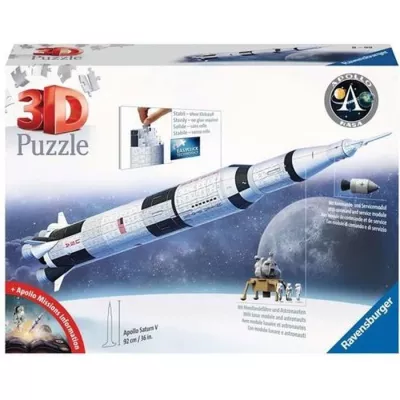 3D Puzzle Saturn V space rocket - Ravensburger - 440 pieces - NASA - F