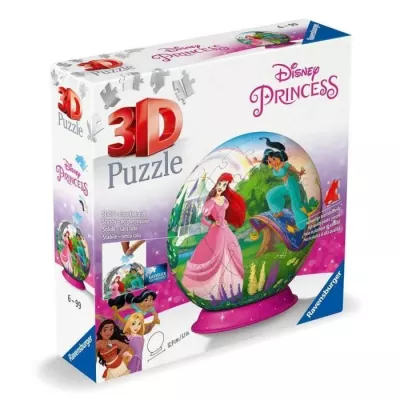 3D Puzzle Ball Disney Princesses - 6 years old - Ravensburger - 11579