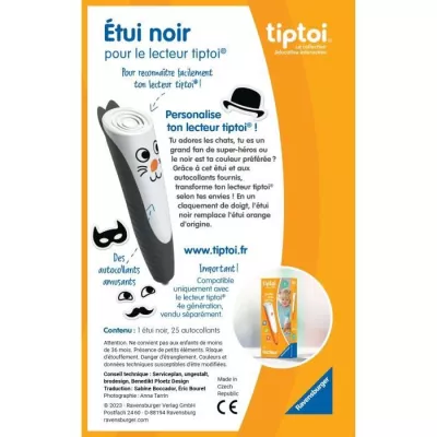 tiptoi Etui noir, pour Lecteur tiptoi (non inclus) 00000181, Des 3 ans