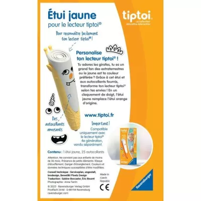 tiptoi Etui jaune, pour Lecteur tiptoi (non inclus) 00000184, Des 3 an