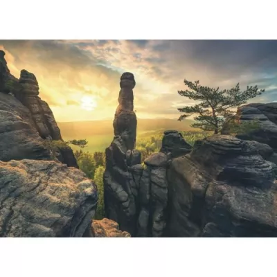 1000 piece puzzle Monolith, Elbe Sandstone Mountains - Adults and chil