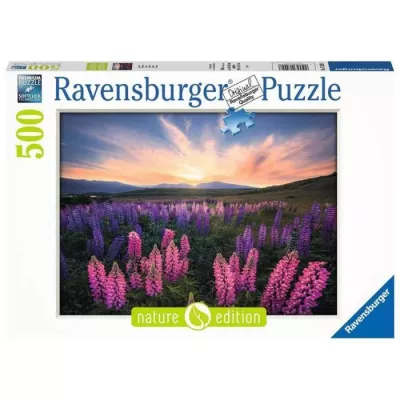 Puzzle 500 pieces Les lupins (Nature edition) - Ravensburger - Paysage