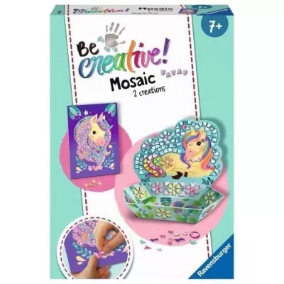 Coffret Mosaique Licorne Ravensburger - Décoration facile pour enfant