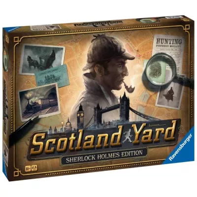 Scotland Yard Sherlock Holmes, Jeu de stratégie famille, des 10 ans,