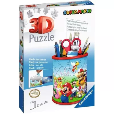 3D puzzle pencil holder - Super Mario