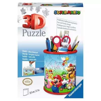 3D puzzle pencil holder - Super Mario