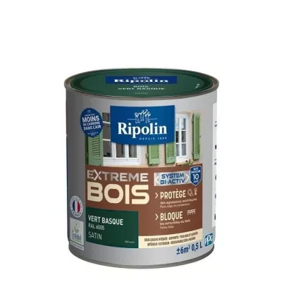 RIPOLIN Peinture Bois Satin Haute Protection 10 ans qui Protege et Mag