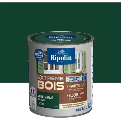 RIPOLIN Peinture Bois Satin Haute Protection 10 ans qui Protege et Mag