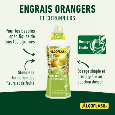 Engrais Orangers et Citronniers 750 mL - Boostez leur croissance!