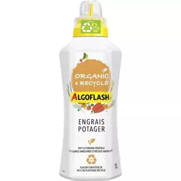 Engrais liquide potager - ALGOFLASH NATURASOL NATURASOL - Organic et Recyclé - 1L