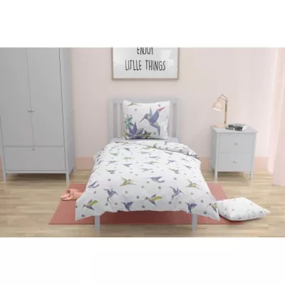 Parure de couette ROUPILLON Paradise - 2 Pcs - 140 x 200 - 100% Coton