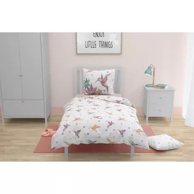 Parure de couette ROUPILLON Paradise - 2 Pcs - 140 x 200 - 100% Coton