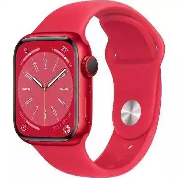 Apple Watch Series 8 GPS + Cellular - 41mm - Boîtier (PRODUCT)RED Aluminium - Bracelet (PRODUCT)RED Sport Band - RegularWS8CELL4