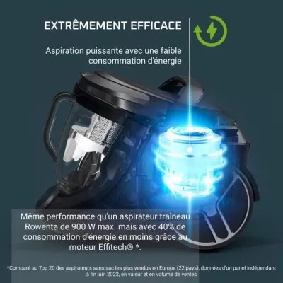 ROWENTA RO7935EA Silence Force Cyclonic Effitech - Aspirateur sans sac