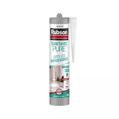 Mastic Pure - RUBSON - Sanitaire - Blanc - 280 ml