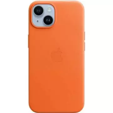 Coque APPLE iPhone 14 cuir OrangeMPP83ZMApribey