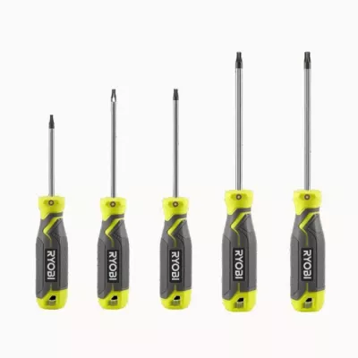 Set of 5 Torx Magnetic Screwdrivers RYOBI - HRSDST5