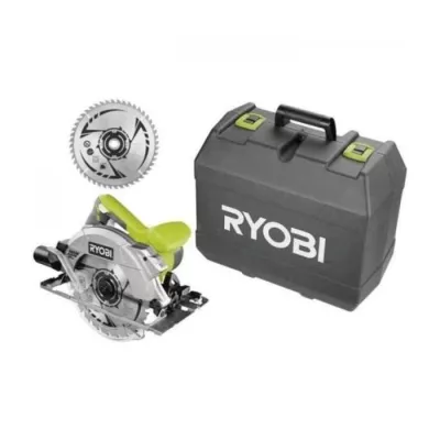 RYOBI Scie circulaire 1600 Watts + 2 lames