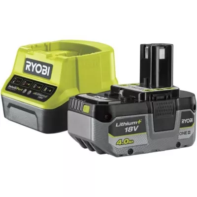 Pack batterie avec chargeur - RYOBI - Lithium 18 V - 4,0 Ah Compacte