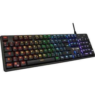 Clavier gaming filaire THE G-LAB Low Profil Switch - RougeTHE3760162066234pribey