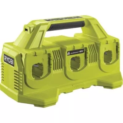 Chargeur secteur lithium 18V 6 ports - RYOBI ONE+ RC18640 - Chargeur 6