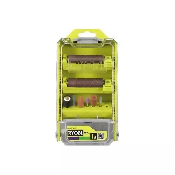 Box RYOBI RARSGK-27 - 27 pieces for sanding and grinding