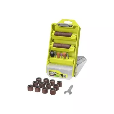 Box RYOBI RARSGK-27 - 27 pieces for sanding and grinding