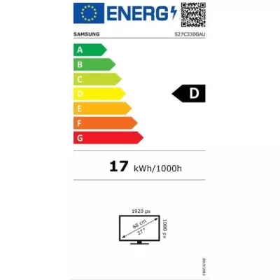 Ecran PC Samsung LS27C330GAUXEN 27'' (16:9), Full HD 1920x1080, 100Hz,