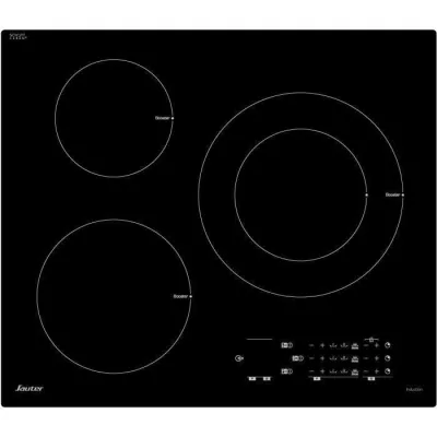 Table de cuisson induction SAUTER - 3 zones - 7200W - L60 x P52 cm - S