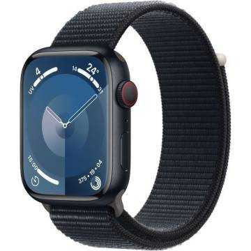 Apple Watch Series 9 GPS - 41mm - Boîtier Midnight Aluminium - Bracelet Midnight Sport LoopWATCHS941N42pribey