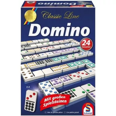 Jeu de Domino - SCHMIDT SPIELE - Classic line - 55 dominos grand forma