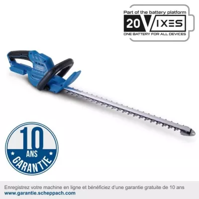 Taille-haie sans fil SCHEPPACH C-HT570-X - 20V IXES - Longueur de coup