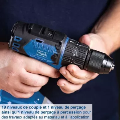 Perceuse-visseuse a percussion brushless - SCHEPPACH - 20V IXES - Coup