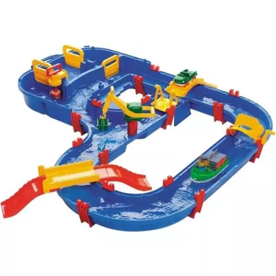 Parcours Aquatique Mega Bridge Aquaplay - 35 accessoires - 51x46x19 cm