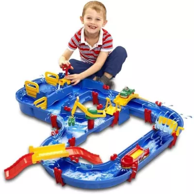 Parcours Aquatique Mega Bridge Aquaplay - 35 accessoires - 51x46x19 cm