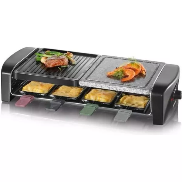 SEVERIN RG9645 Appareil a raclette 8 personnes - Noir