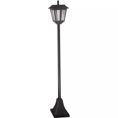 Lampadaire solaire - SMART GARDEN - Metro - 20 lumens - Noir - 130 x 1