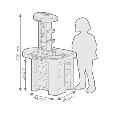 Smoby Cuisine tech edition avec module électronique - Effets sonores